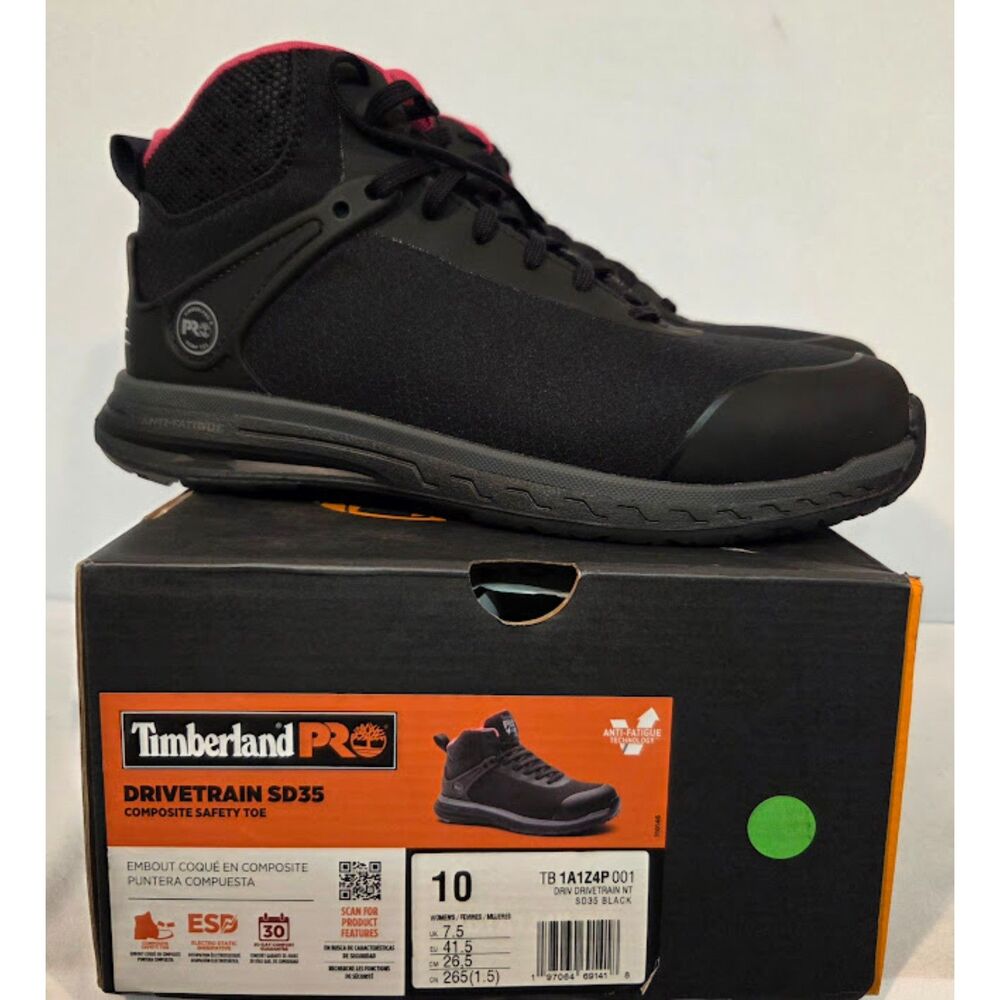 Timberland PRO Drivetrain SD35 Womens Composite Toe Work Shoes 10 TB1A1Z4P001 - Picture 4 of 4